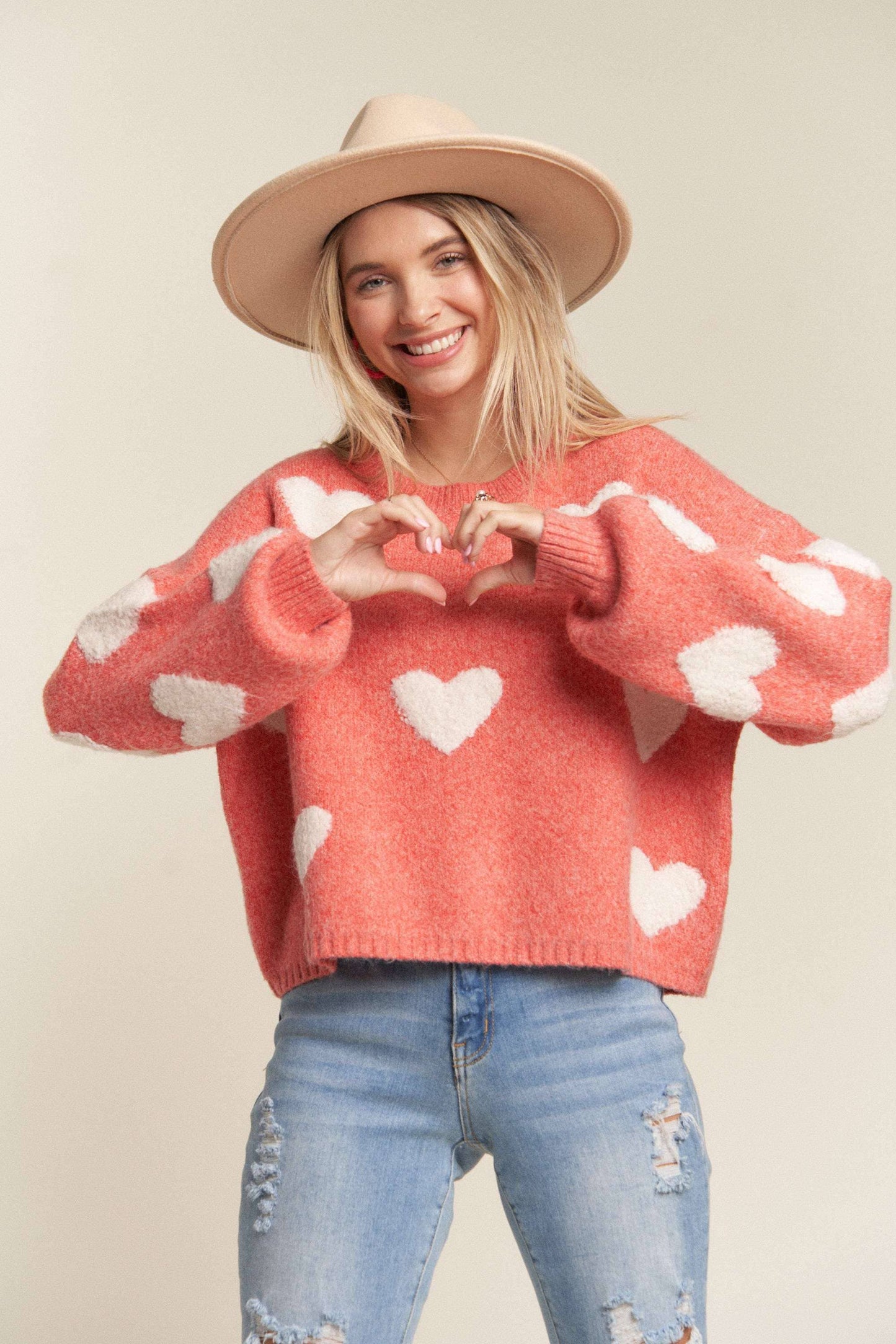 Layla Heart Sweater