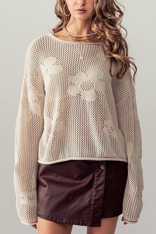 Daisy Knit sweater