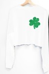 Shamrock Cropped Sweatshirt