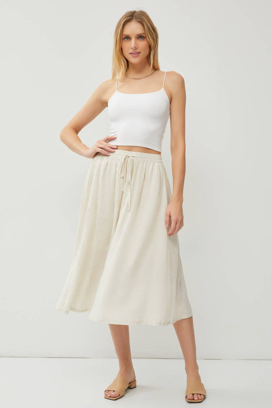 April Linen skirt