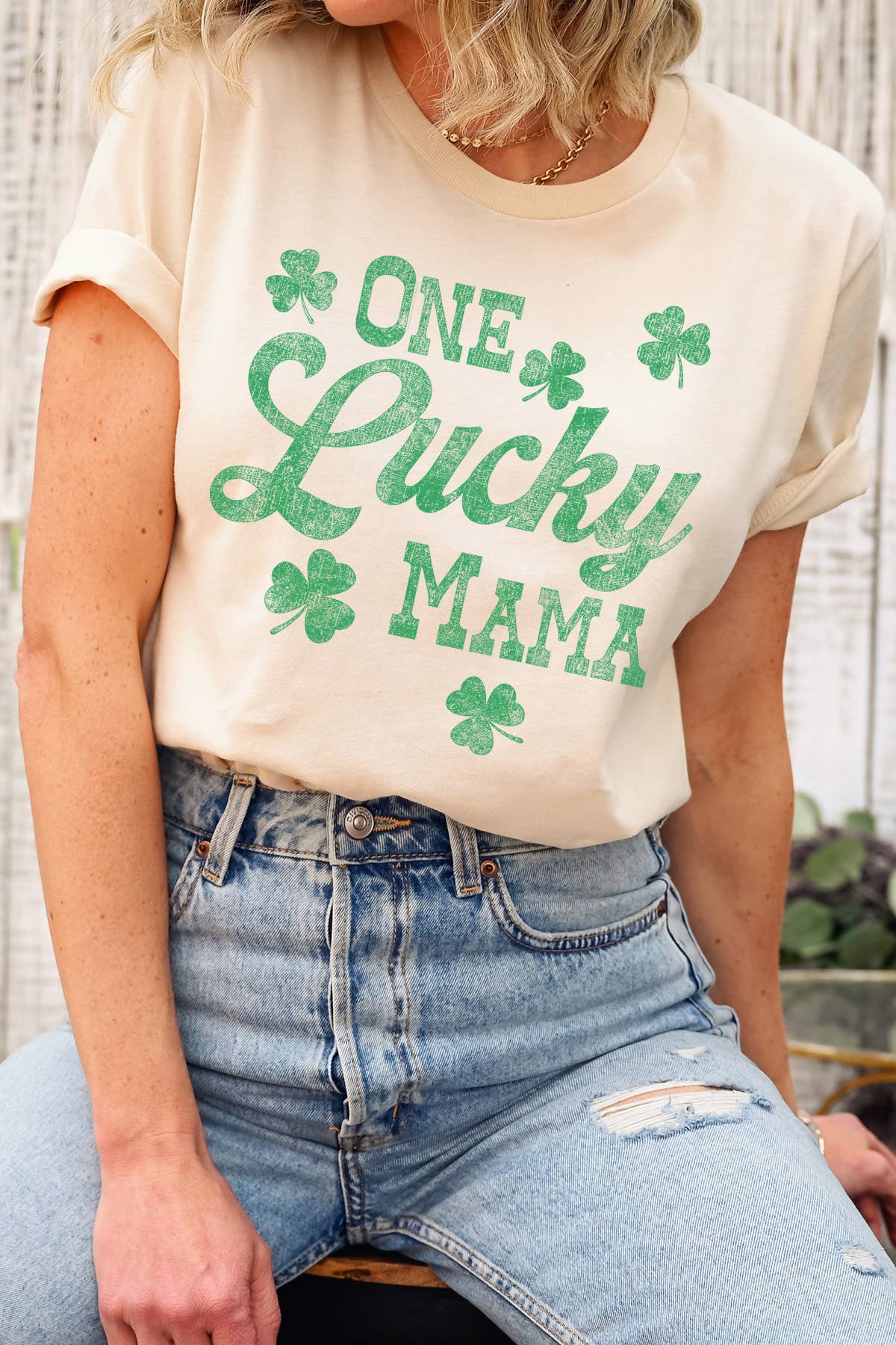 One Lucky Mama Tee