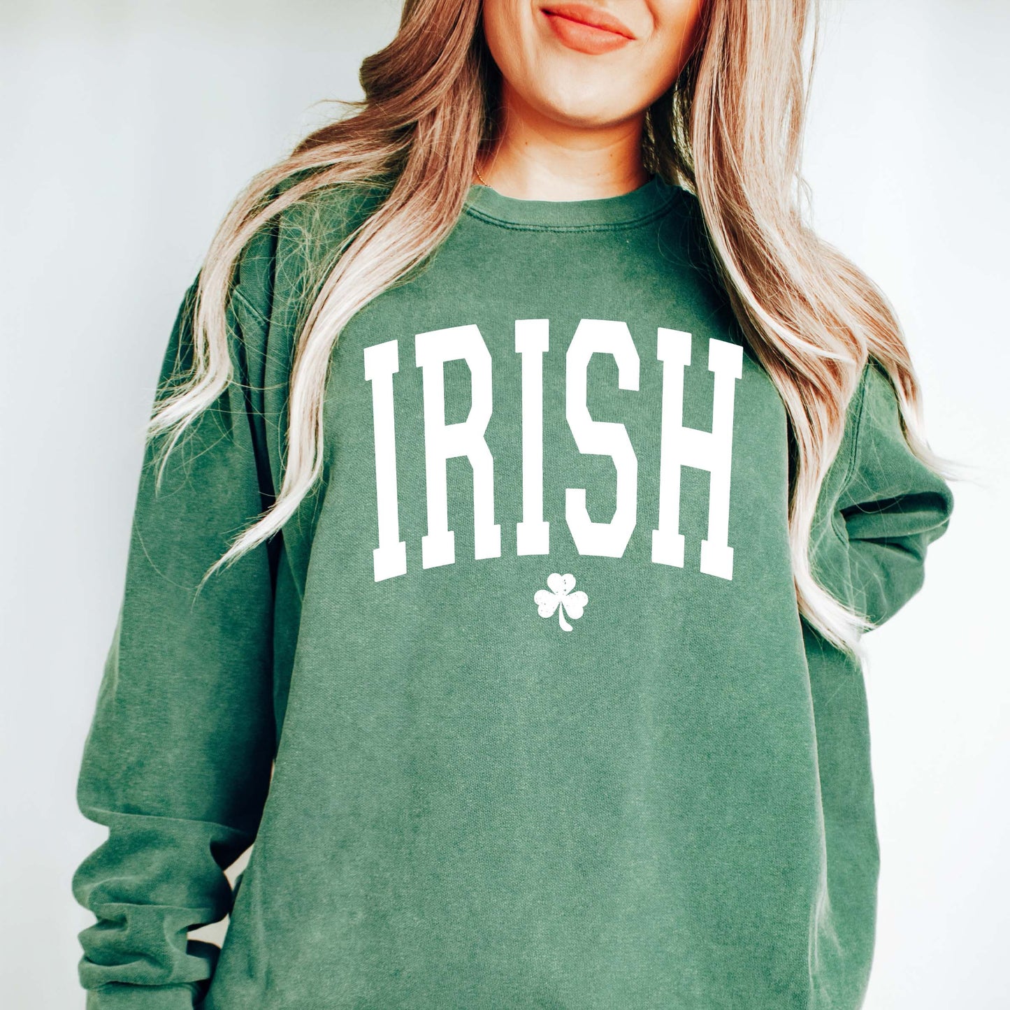 Irish Shamrock Crew Sweatshirt