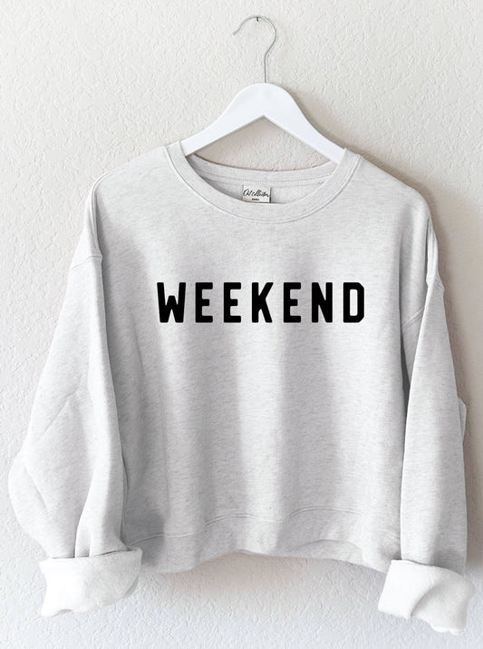 Weekend Cropped Sweatshirt