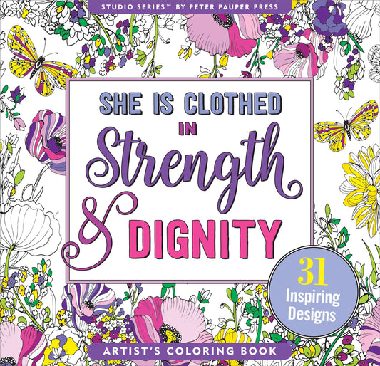 Strength and Dignity Coloring Book