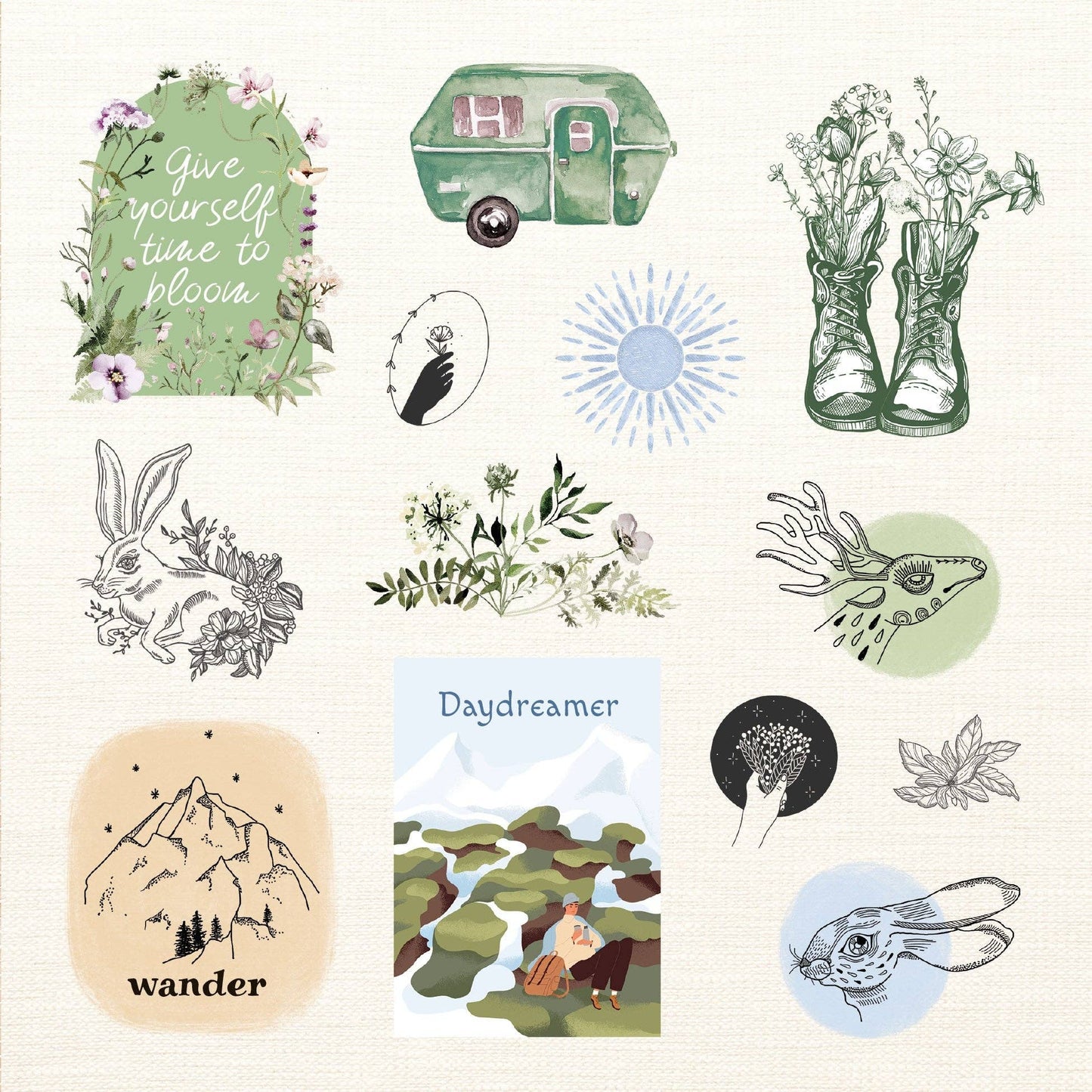 Boho Dreams Sticker Book V80