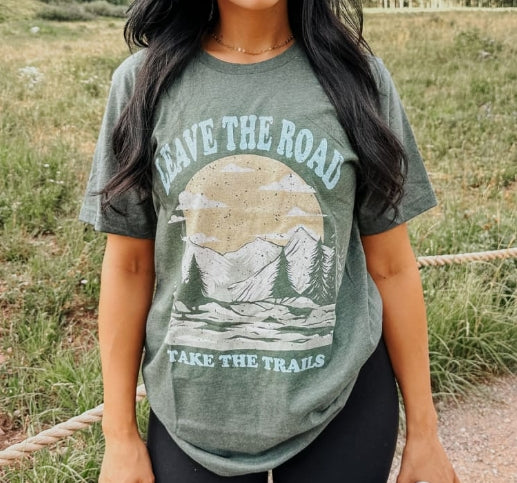 Leave the road tee