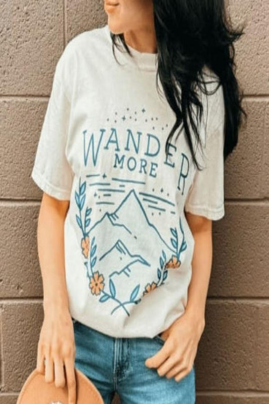 Wander More Tee