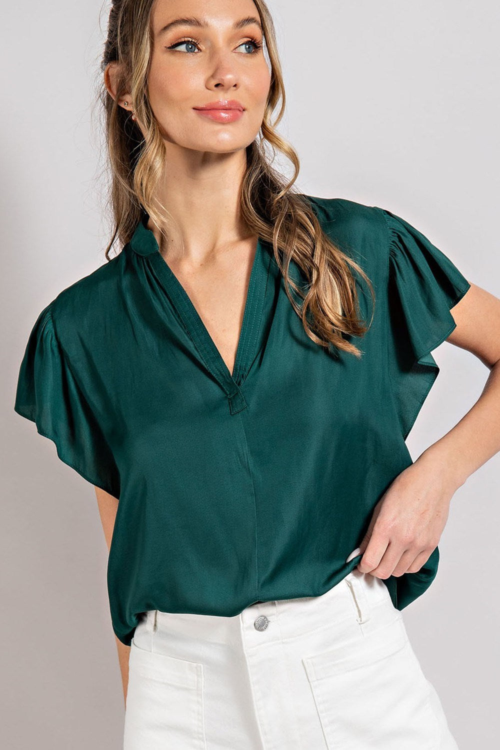 Cory Blouse / Hunter Green