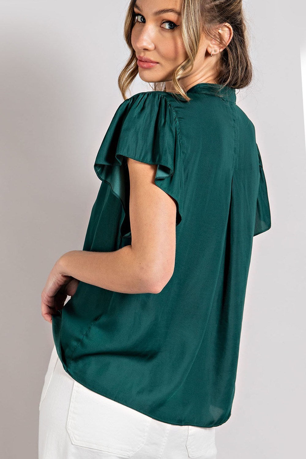 Cory Blouse / Hunter Green