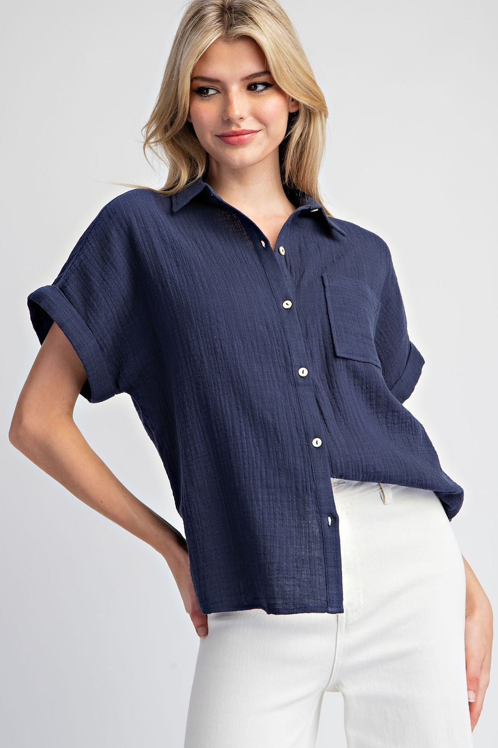 Claire Button Down