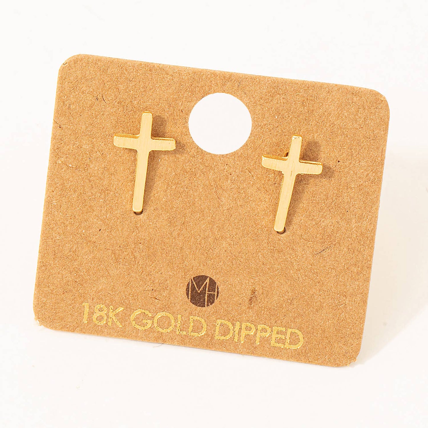 Mini Cross Post Stud Earrings