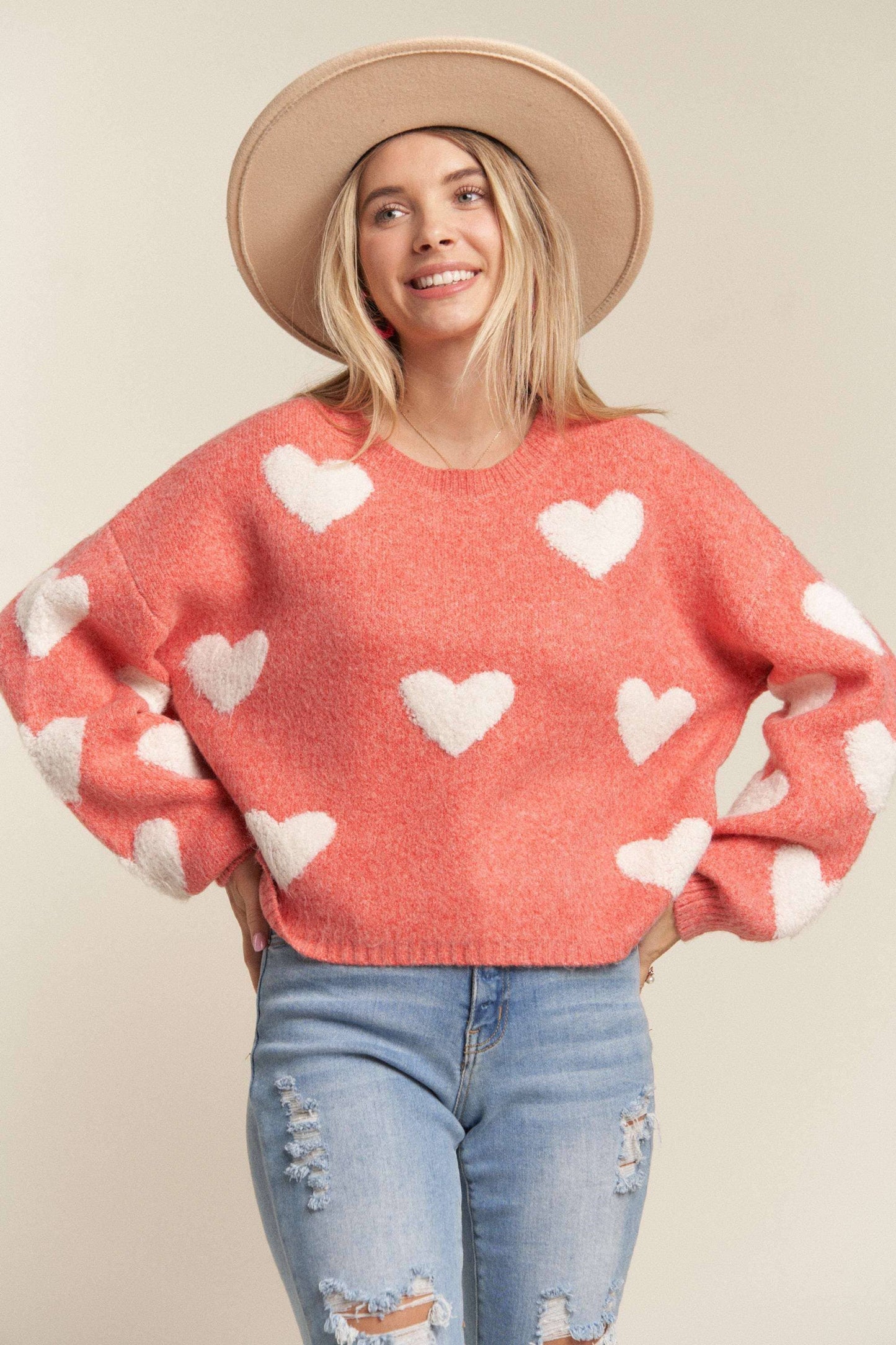 Layla Heart Sweater