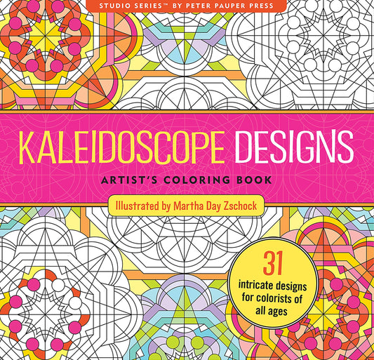 Kaleidoscope Designs Artist's Coloring Book